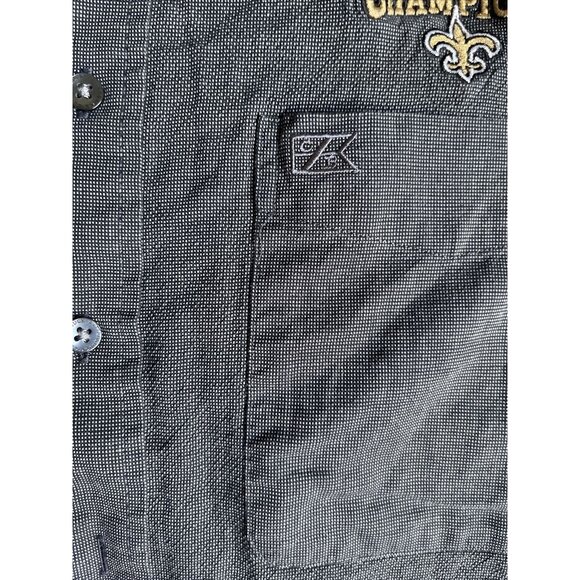 New Orleans Saints NFL Shirt Mens Size 3XL Super Bowl XLIV Long Sleeve Football - Picture 4 of 10